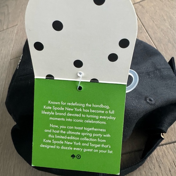 NWT kate spade for Target “champagne & french fries” baseball cap - Picture 3 of 4